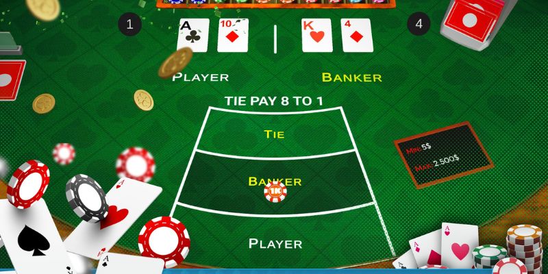 Luật chơi Baccarat quy định bốc lá thứ 3